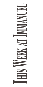 Events for the coming week.